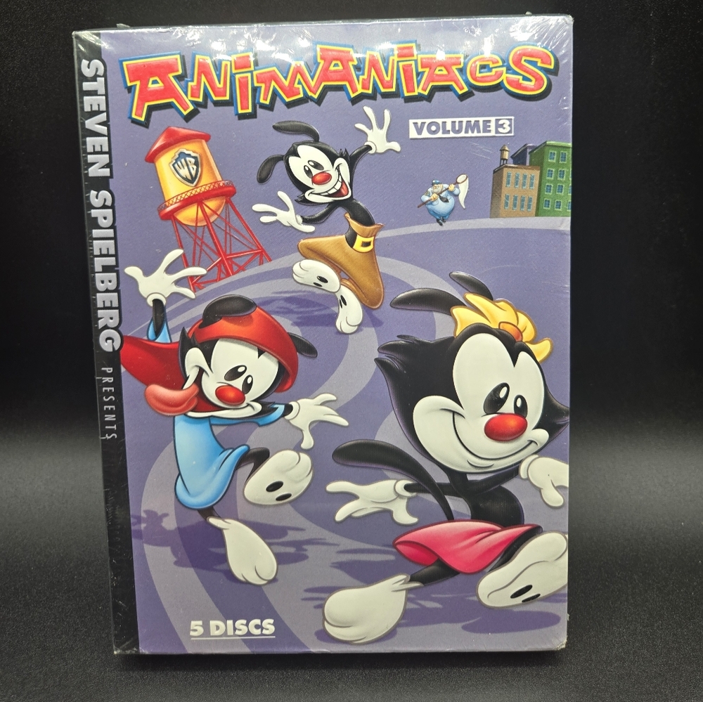 New old stock sealed ANIMANIACS VOLUME 3 DVD BY STEVEN SPIELBERG